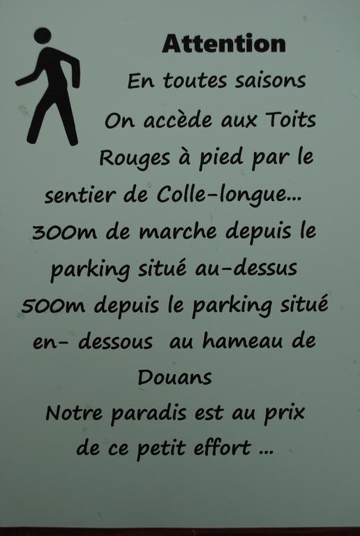 Les Toits Rouges - Le Luxe De La Simplicite Au Bout Du Sentier Bed & Breakfast Saint-Etienne-de-Tinee Ruang foto